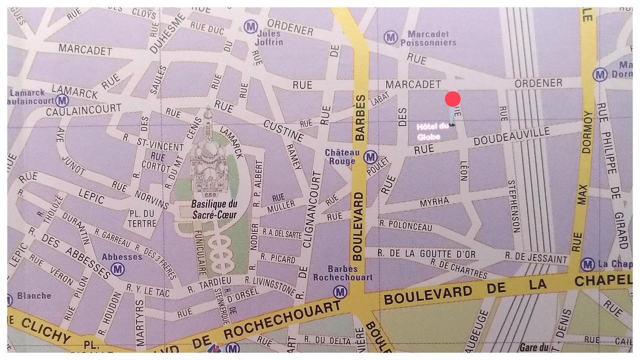 Hotel Du Globe 18 Paris Eksteriør billede
